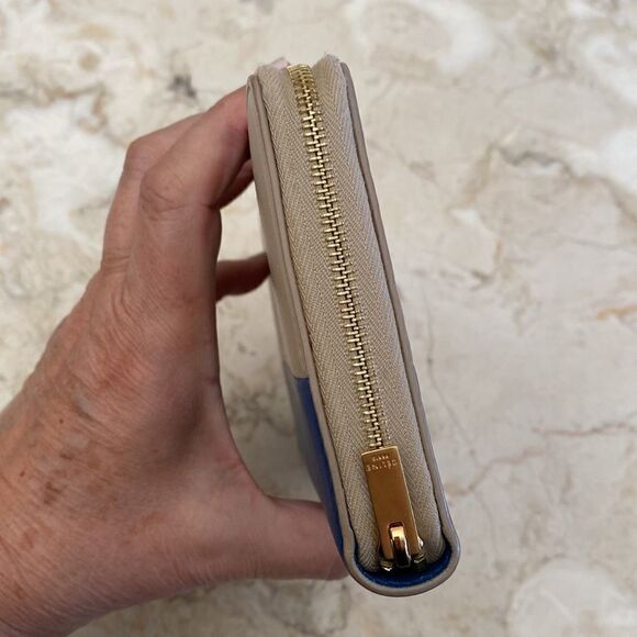 CELINE Bicolor Leather Zippy Zip Around Long Wallet - Picture 6 of 13